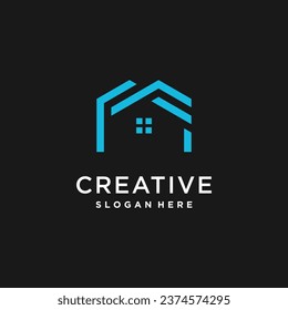 Letter S logo design with modern creative idea