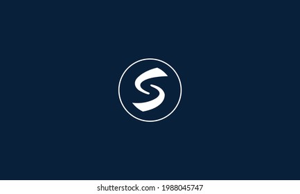 letter s logo design or s monogram logo