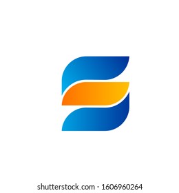 letter S logo design simple template