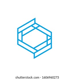 letter S logo design simple template