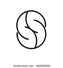 letter S logo design simple template