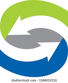letter S logo design for technology companies