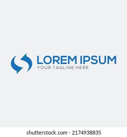 Design-Vorlage für das Logo von Letter S