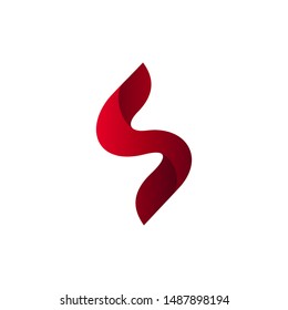letter s logo design template