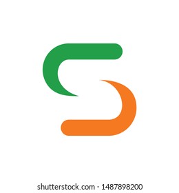 letter s logo design template