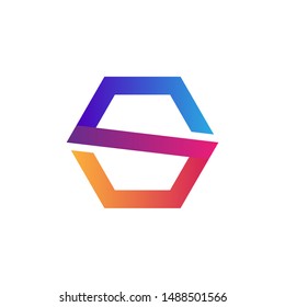 letter s logo design template