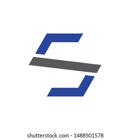 letter s logo design template