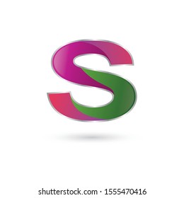 Letter S logo design template 