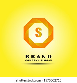 Letter S Logo Design Template Vector, Brand Logo, Concept Design, Creative Symbols, Icons