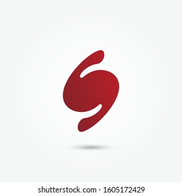 Letter S logo design template elements, alphabet icon vector. vector illustrator