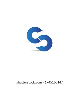 Letter S logo design template