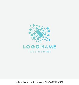 Letter S logo design template elements