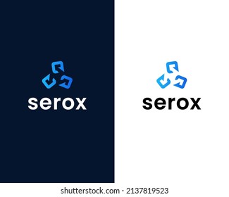 letter s logo design template