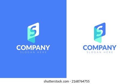 Letter S logo design template. Alphabet logo. Simple vector logo design. Creative concept.