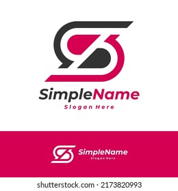 Letter S Logo Design Template. Initial S logo concept vector. Creative Icon Symbol