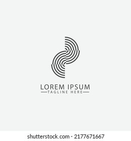 letter s logo design template