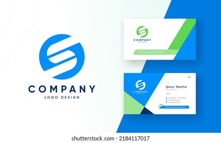 Letter S Logo Design template. Colorful Logotype concept symbol vector icon or Business Card