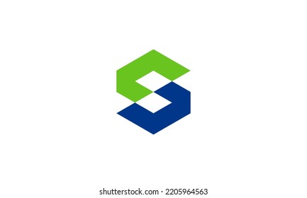 Logo-Design-Vorlage für Buchstaben S Vektor-Symbol