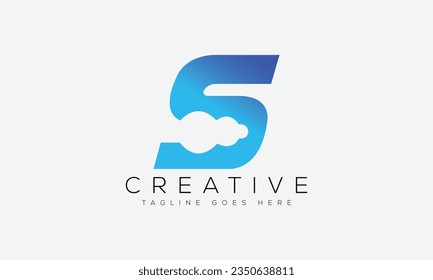 Letter S logo design template vector illustration.