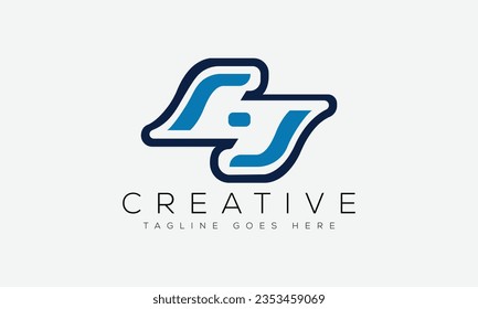 Ilustración vectorial de la plantilla de diseño del logotipo de la letra S.
