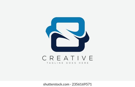 Letter S logo design template vector illustration.