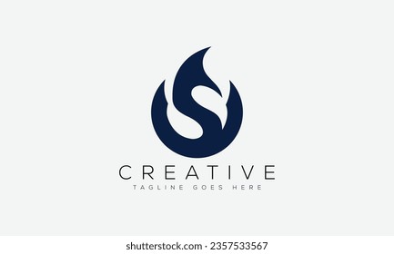 Letter S logo design template vector illustration.