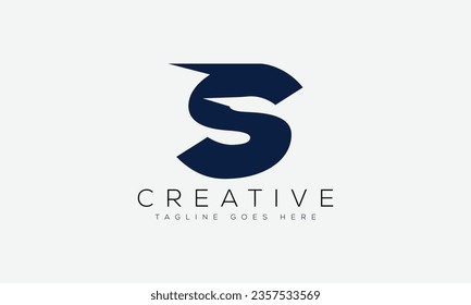 Letter S logo design template vector illustration.