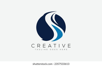 Letter S logo design template vector illustration.