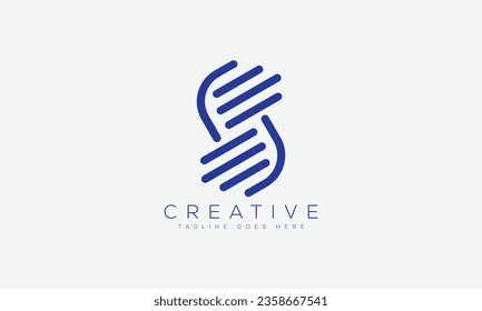 Letter S logo design template vector illustration.