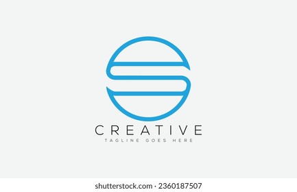 Letter S logo design template vector illustration.