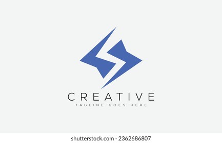Letter S Logo Design Vorlage Vektorgrafik.