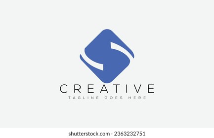 Letter S Logo Design Vorlage Vektorgrafik.