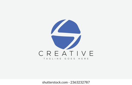 Letter S logo design template vector illustration.