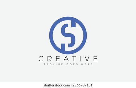 Letter S logo design template vector illustration