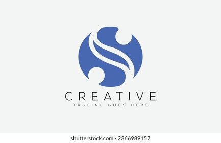Letter S logo design template vector illustration