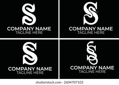 Letter S logo design template elements, monogram, icon, business, corporate, vector