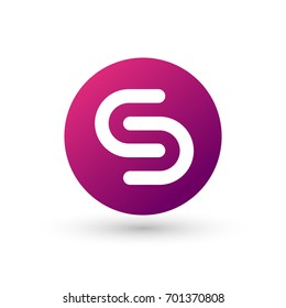 letter S logo design template