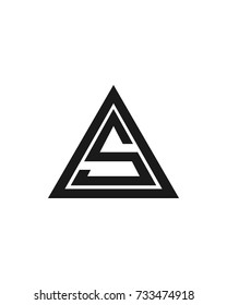 Letter S logo design template
