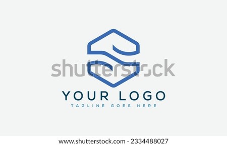 Letter S logo design template vector illustration.