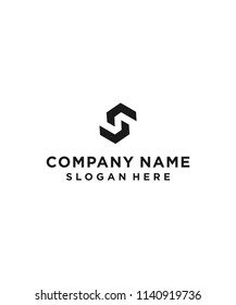 letter s logo design vector illustration template