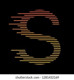 Letter S logo design vector template, fast speed technology moving, quick energy symbol. This logo is suitable for digital, techno.