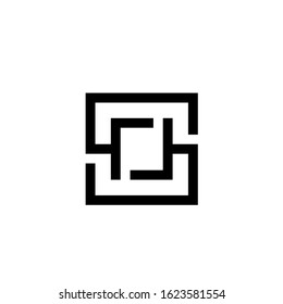 letter S logo design vector template