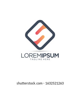 Letter S Logo Design Vector Template