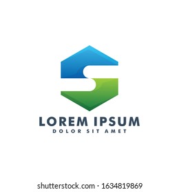 Letter S logo design vector illustration