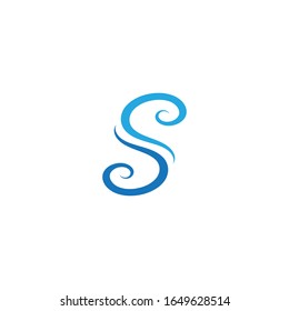  Letter S Logo design vector illustration icon