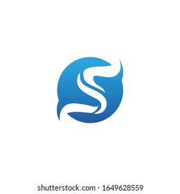  Letter S Logo design vector illustration icon