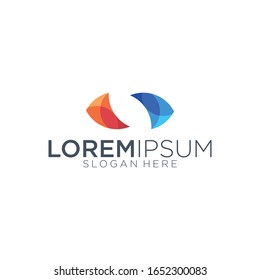 letter S logo design vector graphic illustration