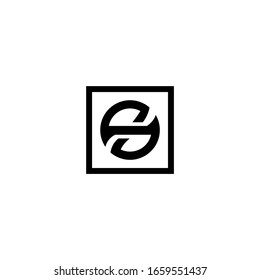 letter S logo design vector icon template