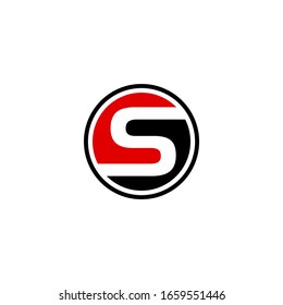 letter S logo design vector icon template