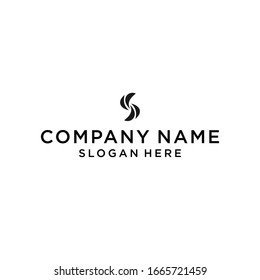 letter s logo design vector illustration template